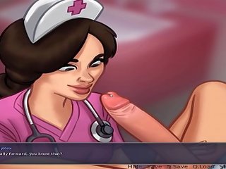 Magnificent sex film with a perfected babe and blowjob from a nurse l My sexiest gameplay moments l Summertime Saga&lbrack;v0&period;18&rsqb; l Part &num;12