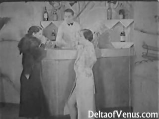 Authentic Vintage xxx film 1930s - FFM Threesome